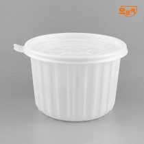 158파이 탕용기 특대 50개 세트 (백색/PP/AJ)