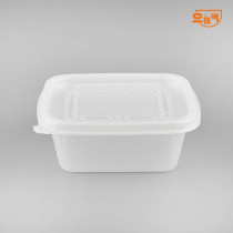 사각반죽용기 대 50개 세트 (백색/PP/AJ)