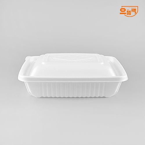 사각찜용기 소 50개 세트 (백색/PP/SDP)