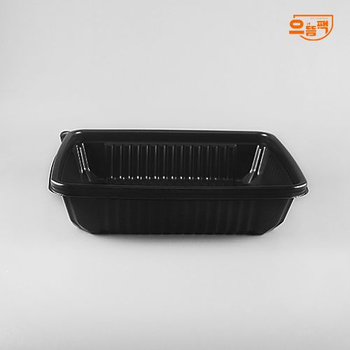 사각찜용기 소 50개 세트 (검정/PP/SDP)