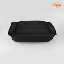 사각찜용기 소 50개 세트 (검정/PP/SDP)