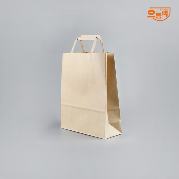 쇼핑백 플랫 소 50장 (크라프트/종이/AJ)