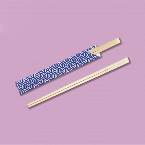 24cm 젓가락 (블루육각/반포장) 200개
