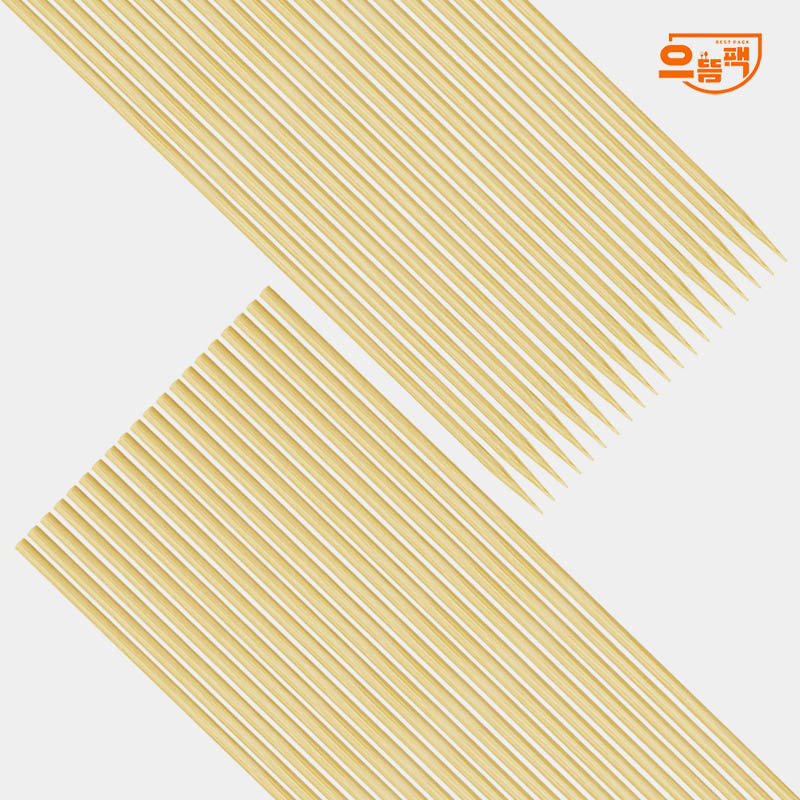 일반 대나무 꼬지 (4.0mm x 30cm) 500개입 1개