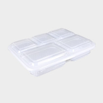 TY-2116-5A 도시락 5칸 100개 세트 (백색/PP)