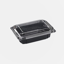 IP-202 샐러드용기 100개 세트 (검정/PET)