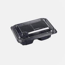 IP-202-2 샐러드용기 100개 세트 (검정/PET)