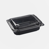 IP-204 샐러드용기 100개 세트 (검정/PET)