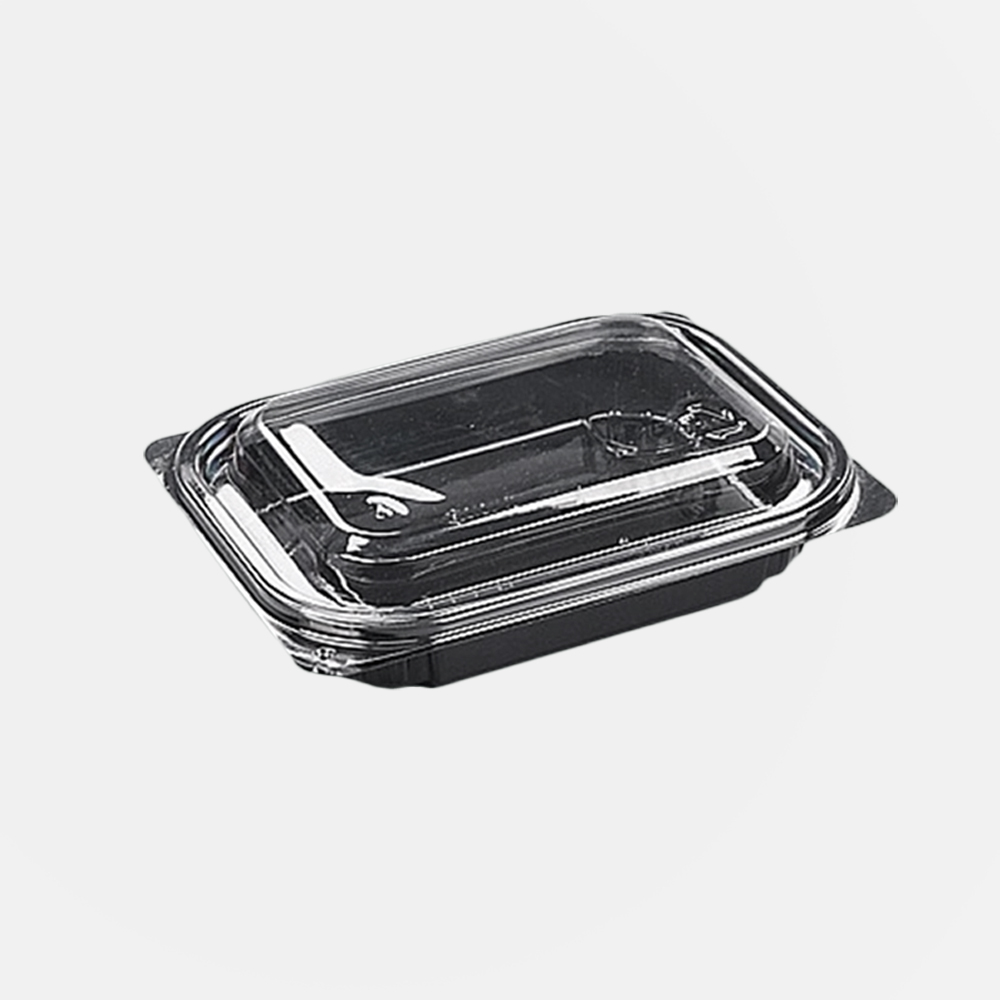IP-205 샐러드용기 100개 세트 (검정/PET)